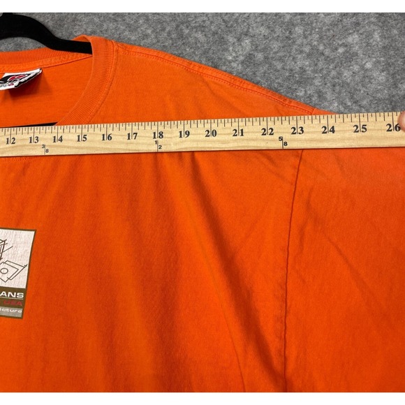 Vintage JNCO Jeans T Shirt Mens XL Orange Y2K 90s Sound Architecture Skater USA - Picture 12 of 15